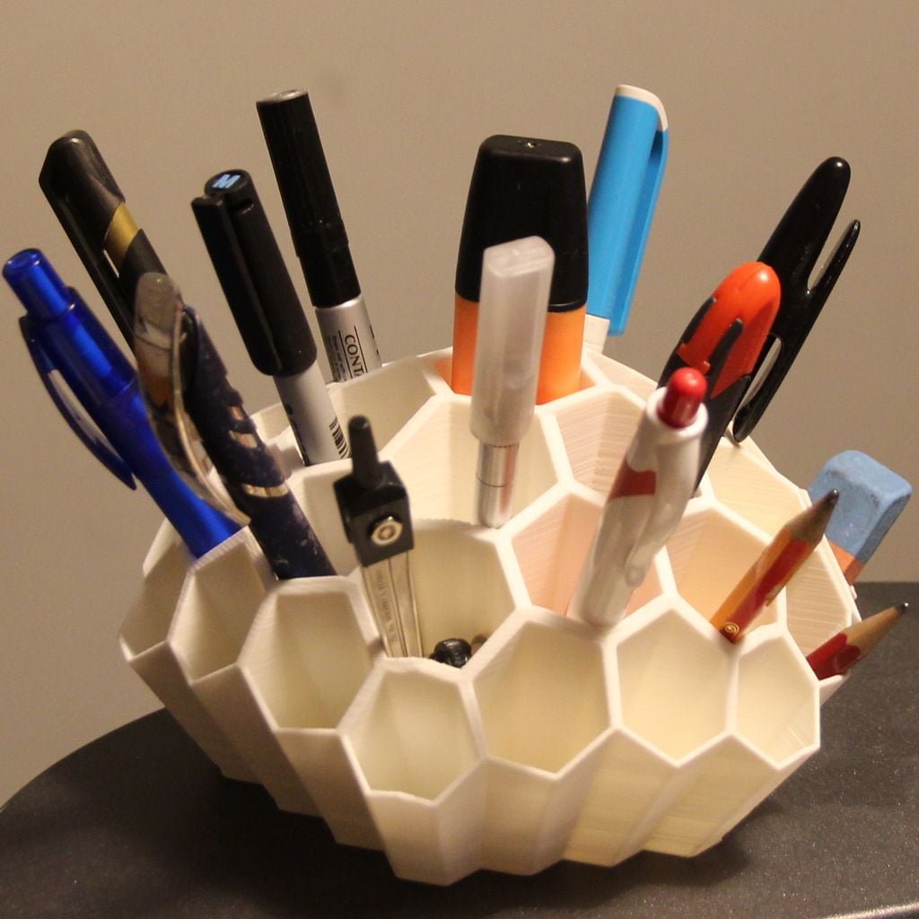 Honeycomb desk organizer preview