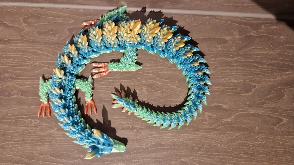 Articulated crystal dragon gallery 2