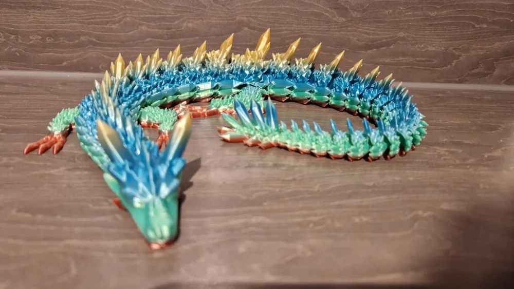 Articulated crystal dragon gallery 3