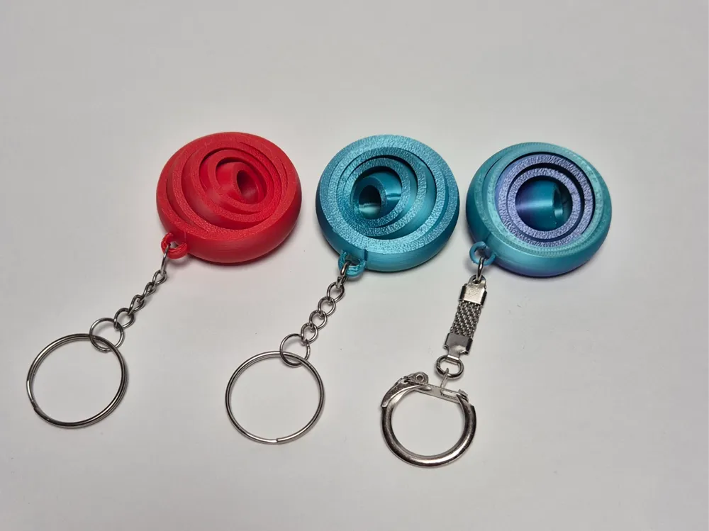 Gyro fidget for keychain Free to sell preview