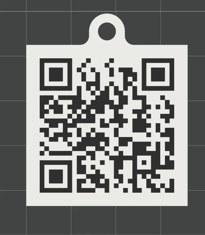 QR keychain gallery 2