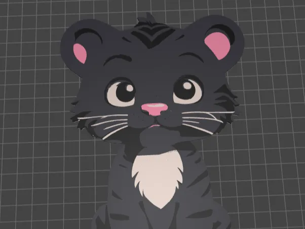 cat keychain preview