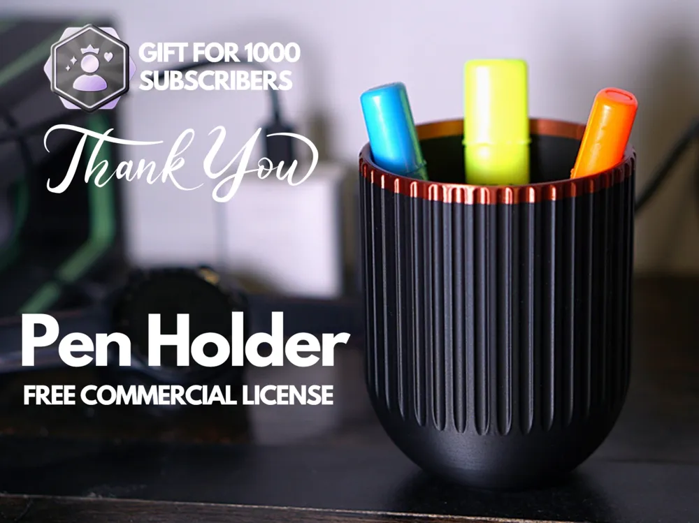 Pen Holder - Free Commercial License preview