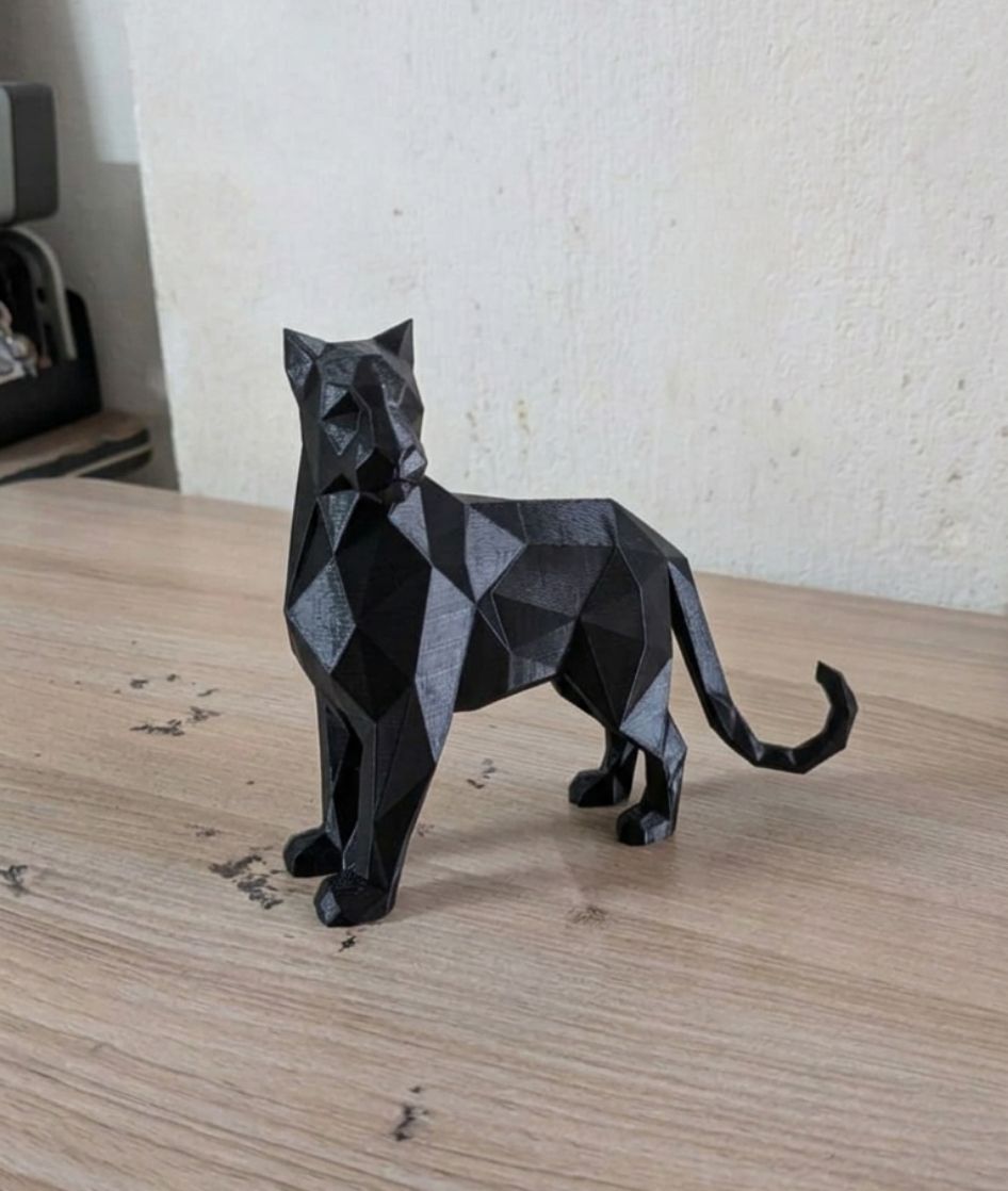 Low Poly Panther (free to sell) preview
