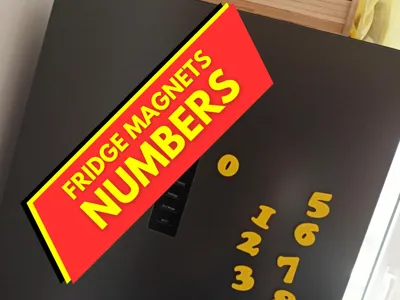 [free to sell] Fridge magnet - number 0 preview