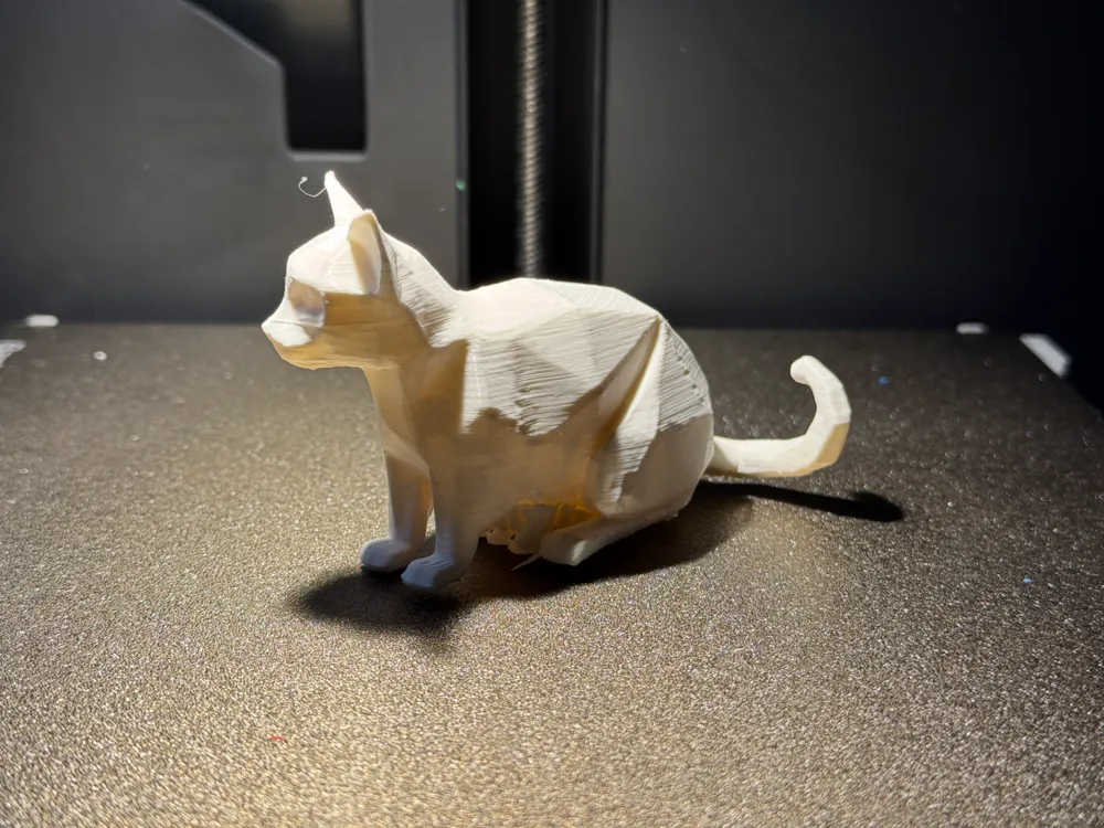 Low poly cat (free to sell) preview