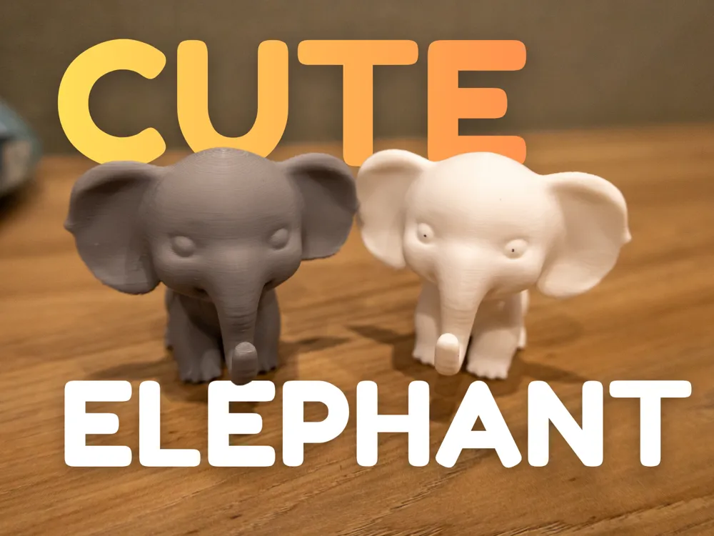 Cute elephant decoration (FREE TO SELL) preview