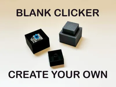 Blank Keyboard clicker parts (Free commercial Use) preview