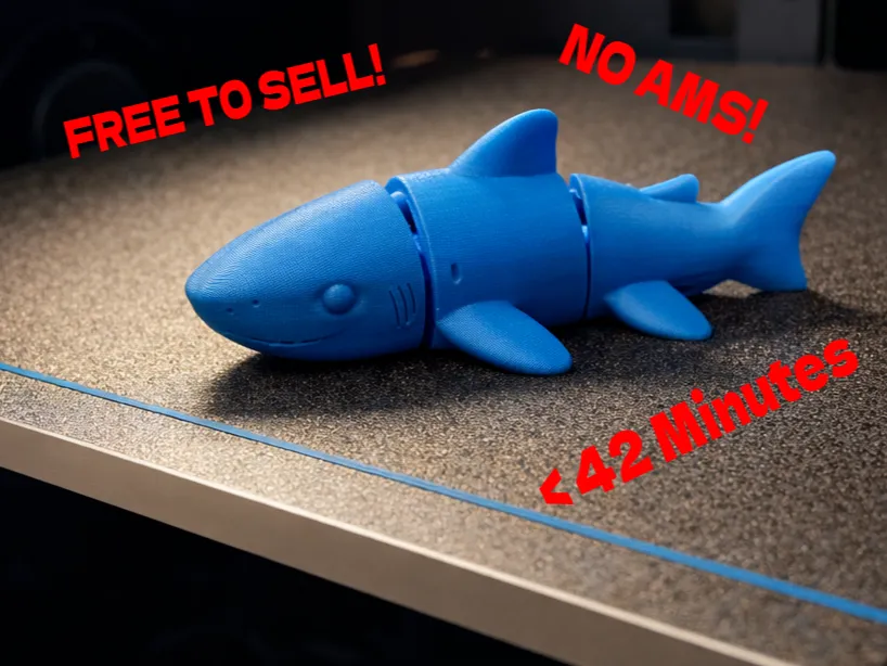 Flexi Shark (PRINT IN PLACE) (FREE TO SELL!!!) preview