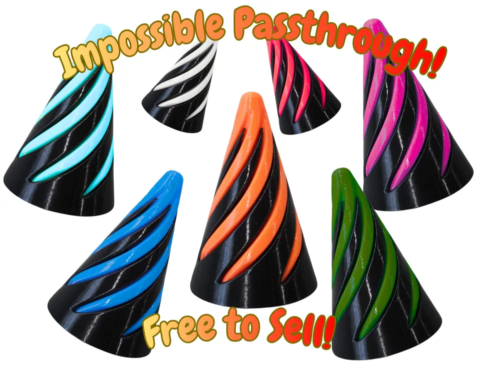 Impossible Passthrough Fidget Cone, Free to Sell!! preview