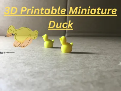 Miniature Duck (free to sell) preview