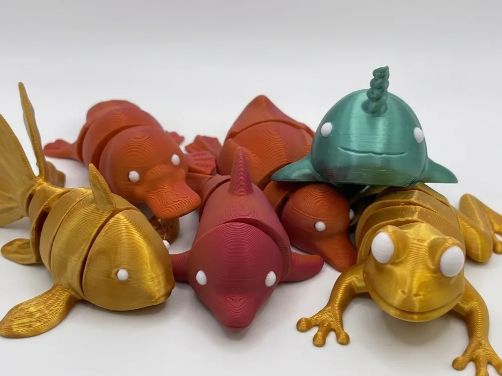 6 Water Based Articulated Flexi's (Free to sell) preview