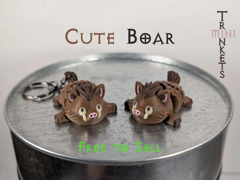 Little Flexi Boar (Free Commercial Use!) preview