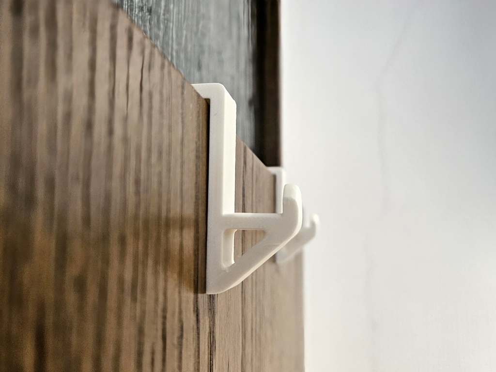 door hook for clothes and towels (fully customizable with fusion360) preview