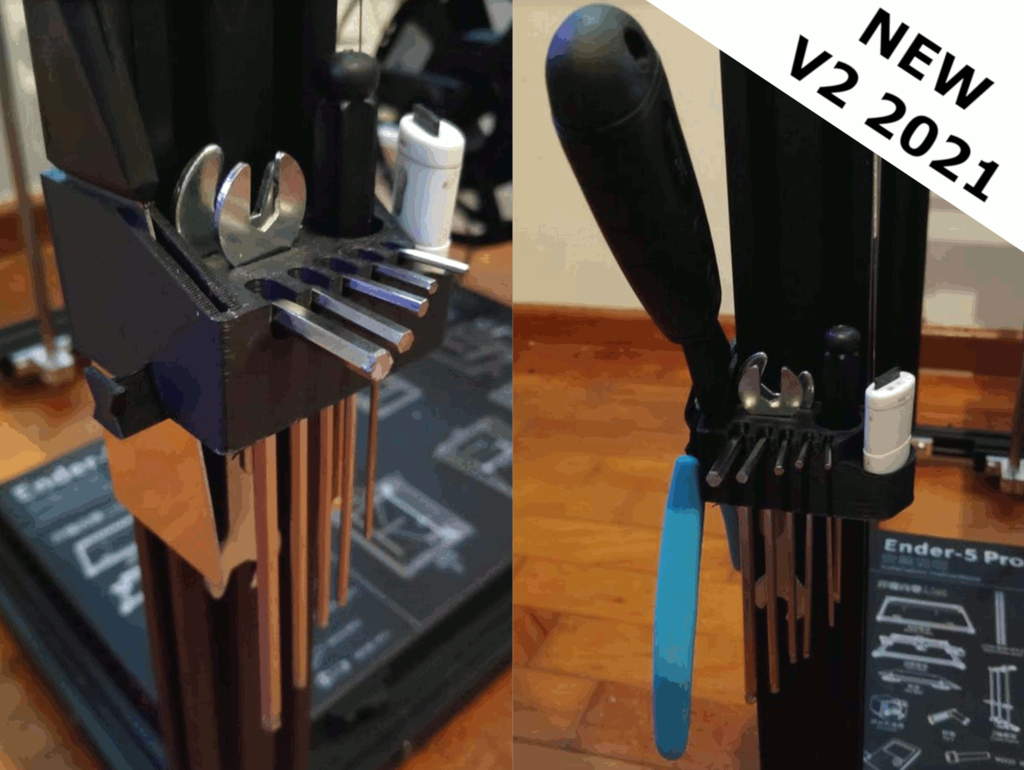 Ender 5 & 5 Pro Tool holder (2021 Update) preview
