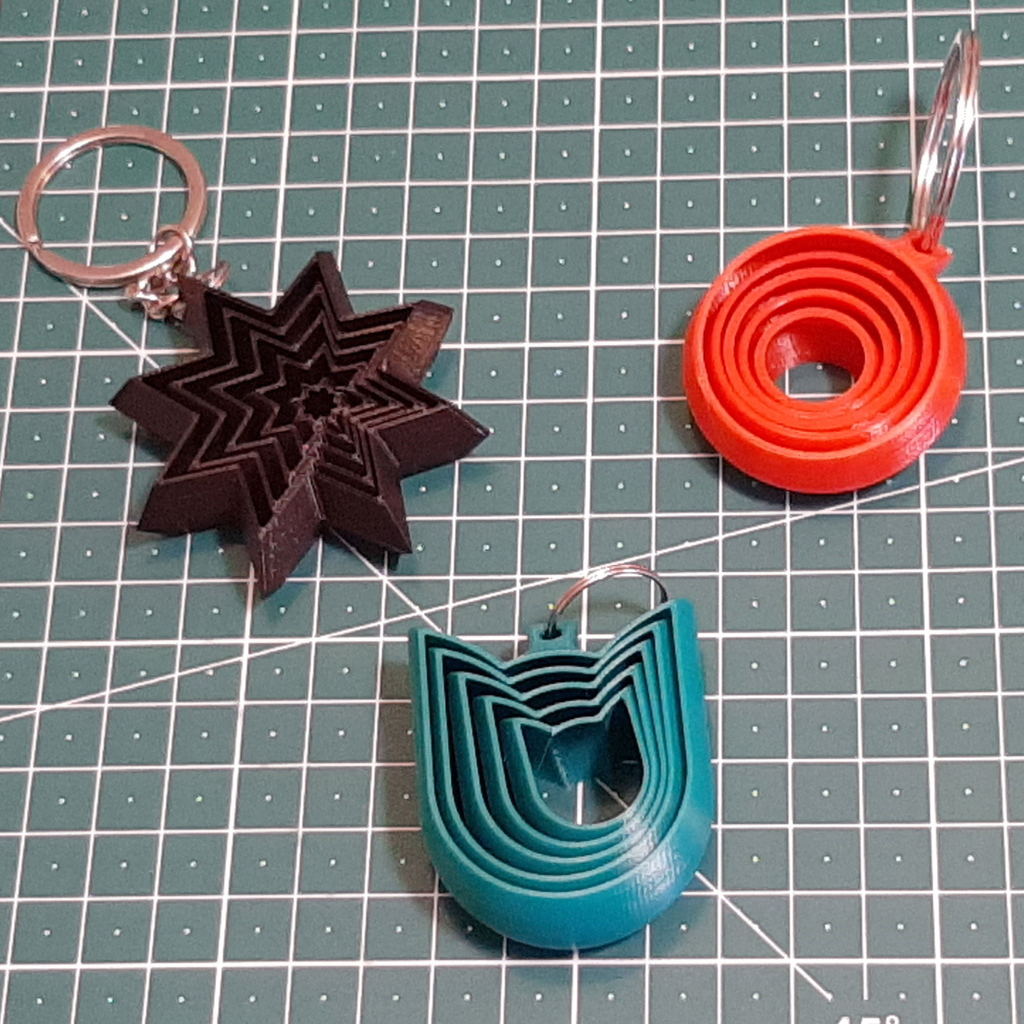 Fidget keychain preview