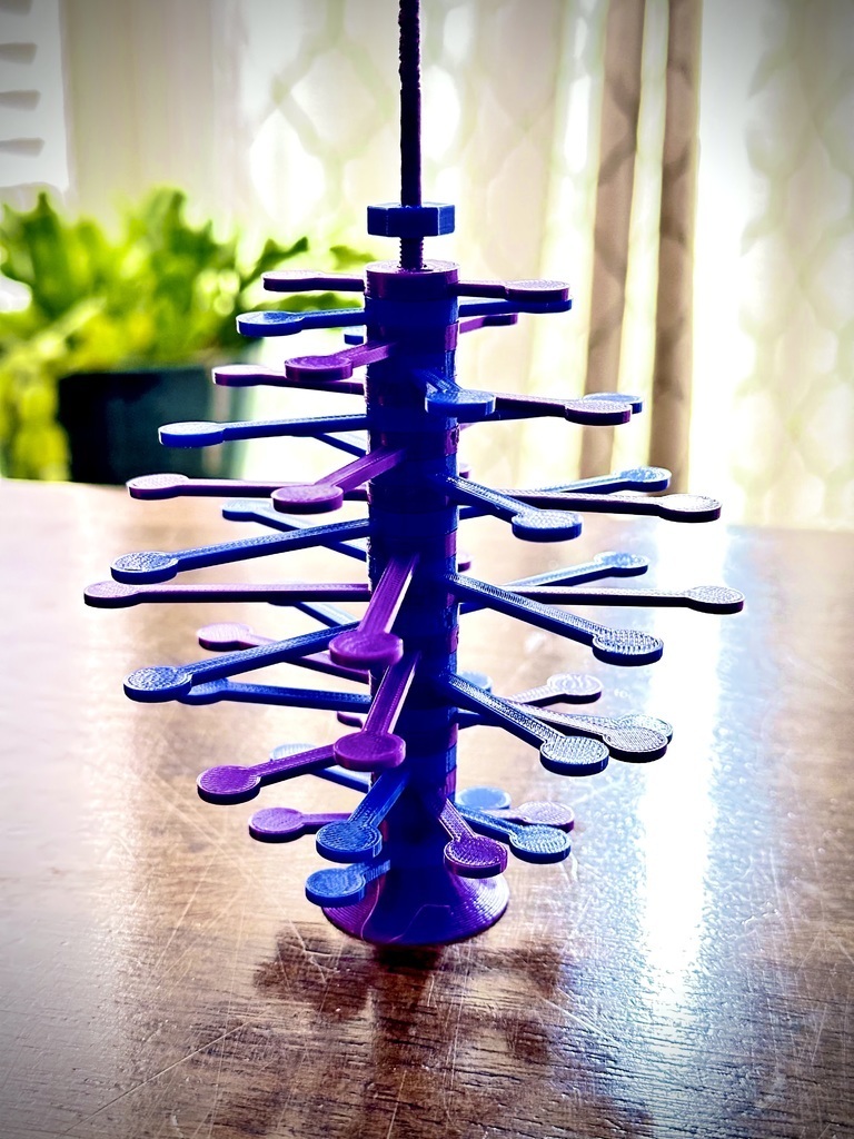 Spiral Physics Toy - Helicone Kinetic Sculpture - Satisfying Fidget preview