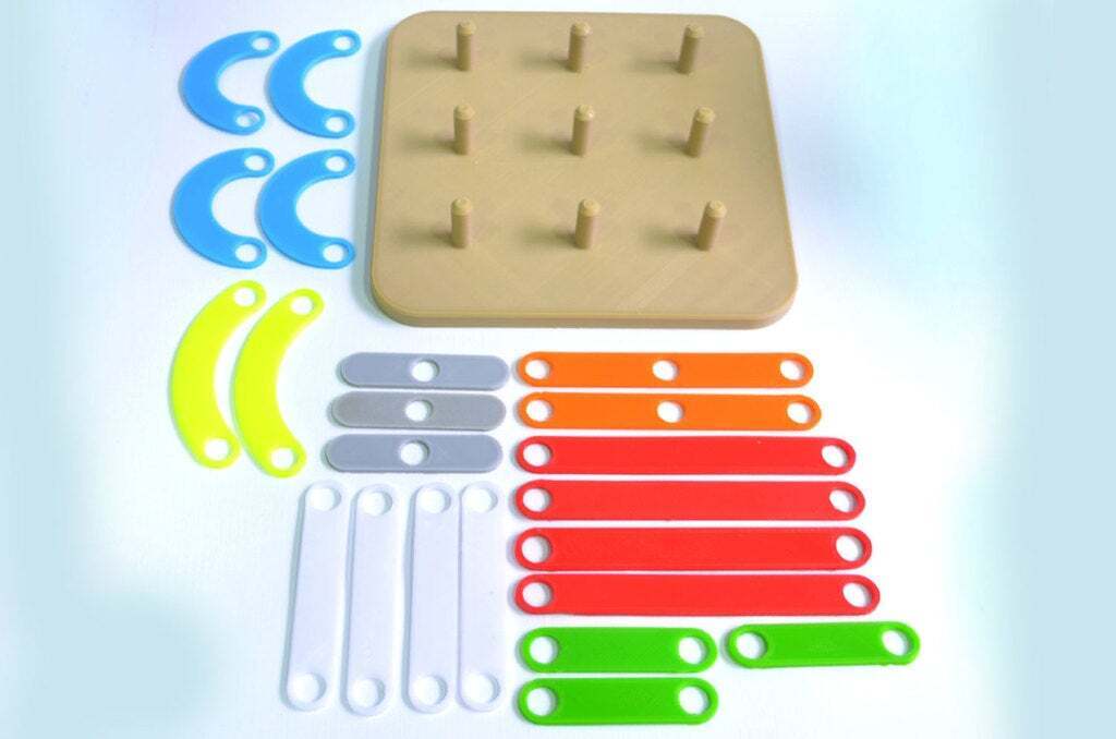 DIY kids letters, numbers and shapes learning toy preview