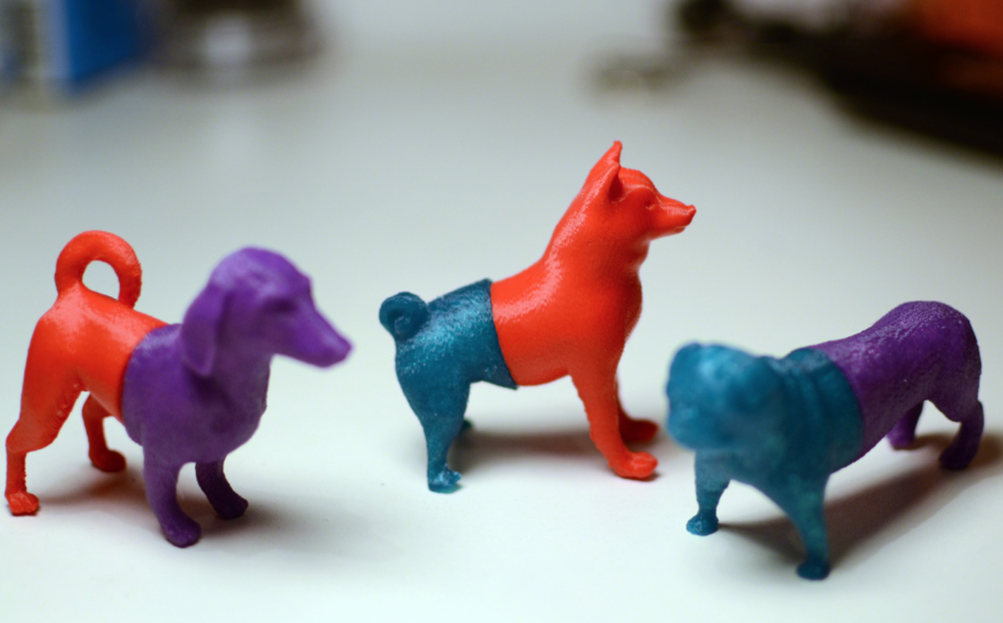 Mixable dog models - Puzzle game preview