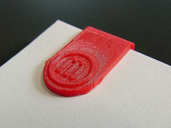 'Maker Clips'... Paper Clips / Mini Bookmarks for MakerBot users preview