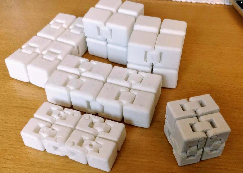 Parameterized Fidget Cube preview