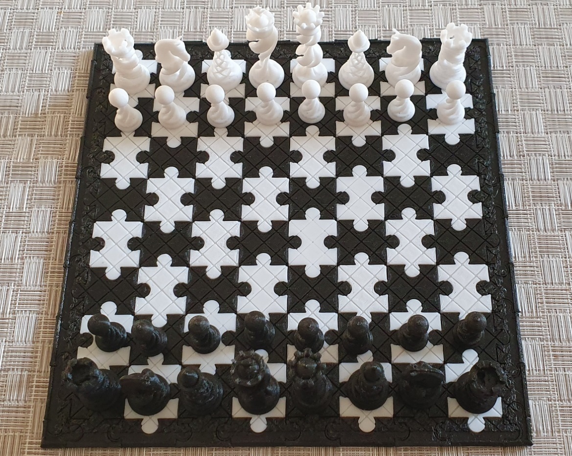 Tablero puzzle ajedrez preview