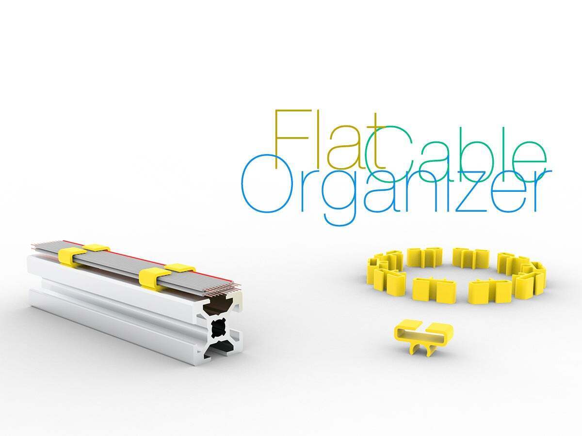 Flat cable organizer preview