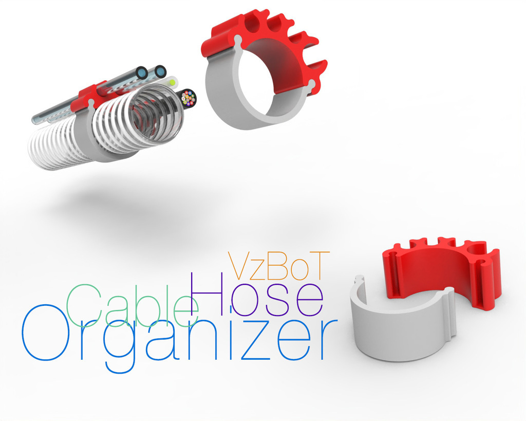 Cable/Hose Organizer for VzBoT preview
