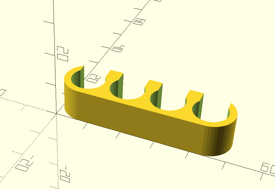 simple cable clip (customizable) preview