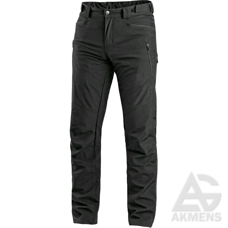 [SG-KELNES-AKRON-SOFTSHELL-JUODOS-52] Bikses AKRON Softshell, melnas (52)