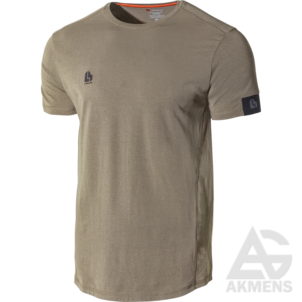 T-krekls L.BRADOR 6030BV, khaki