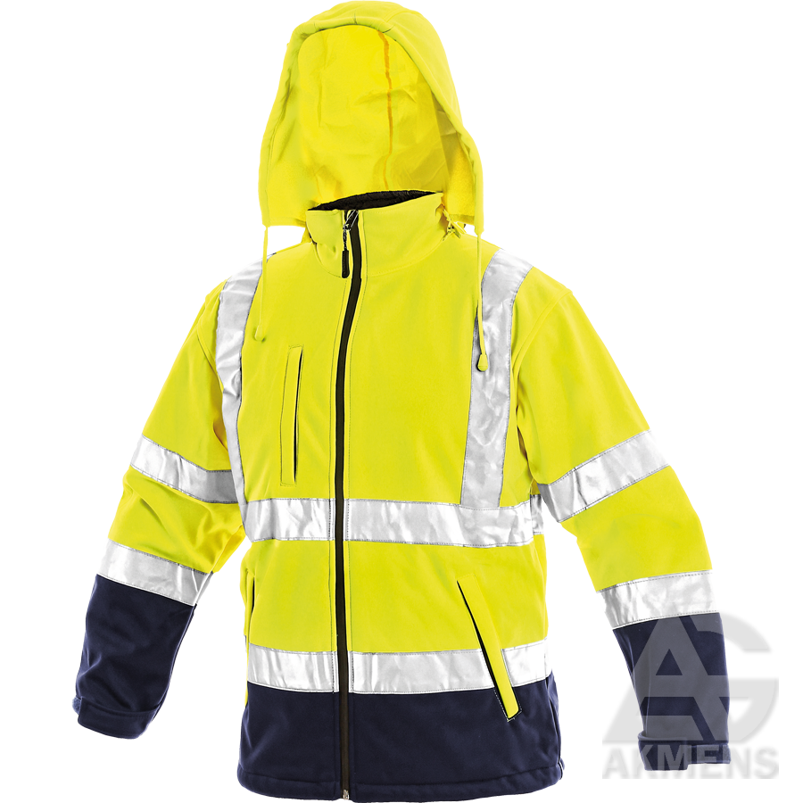 Work Jacket DERBY Softshell, yellow