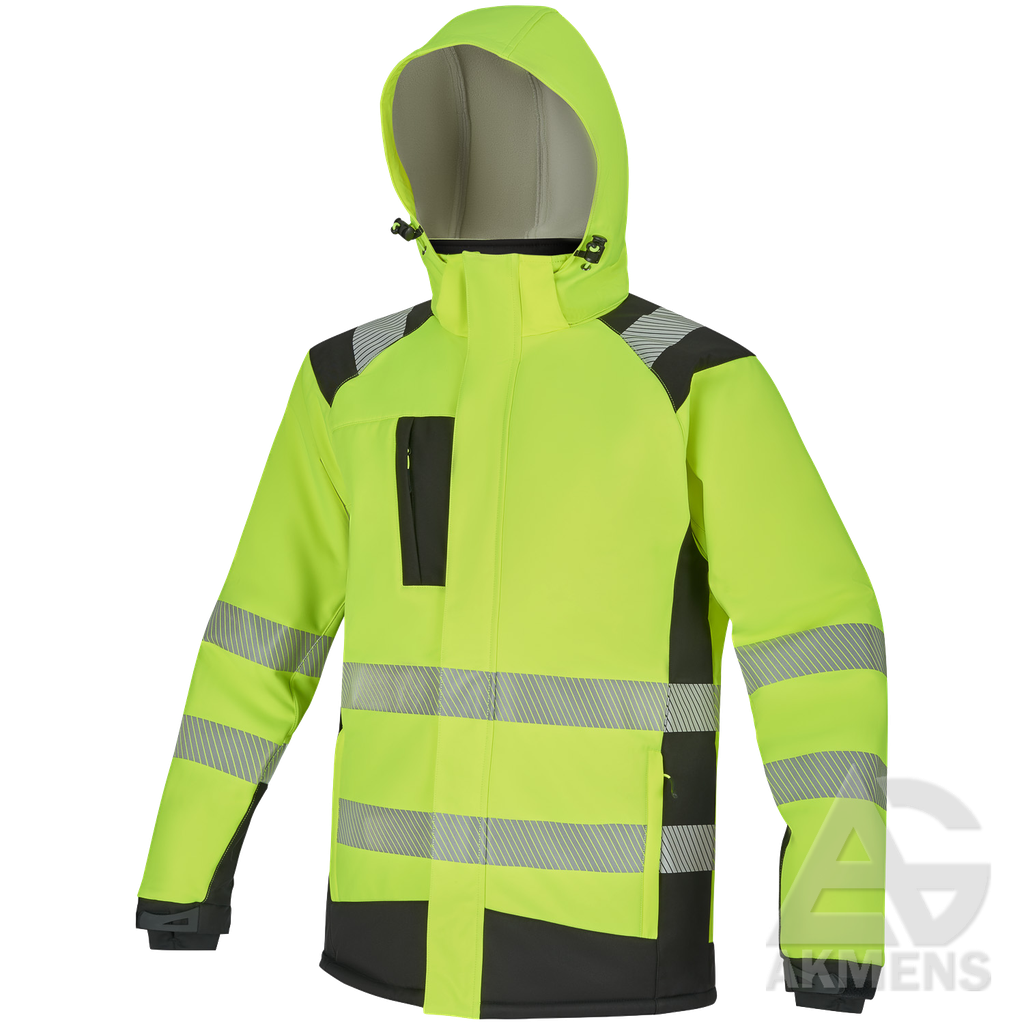 Darba jaka WINTER TEXAS HI-VIS Softshell
