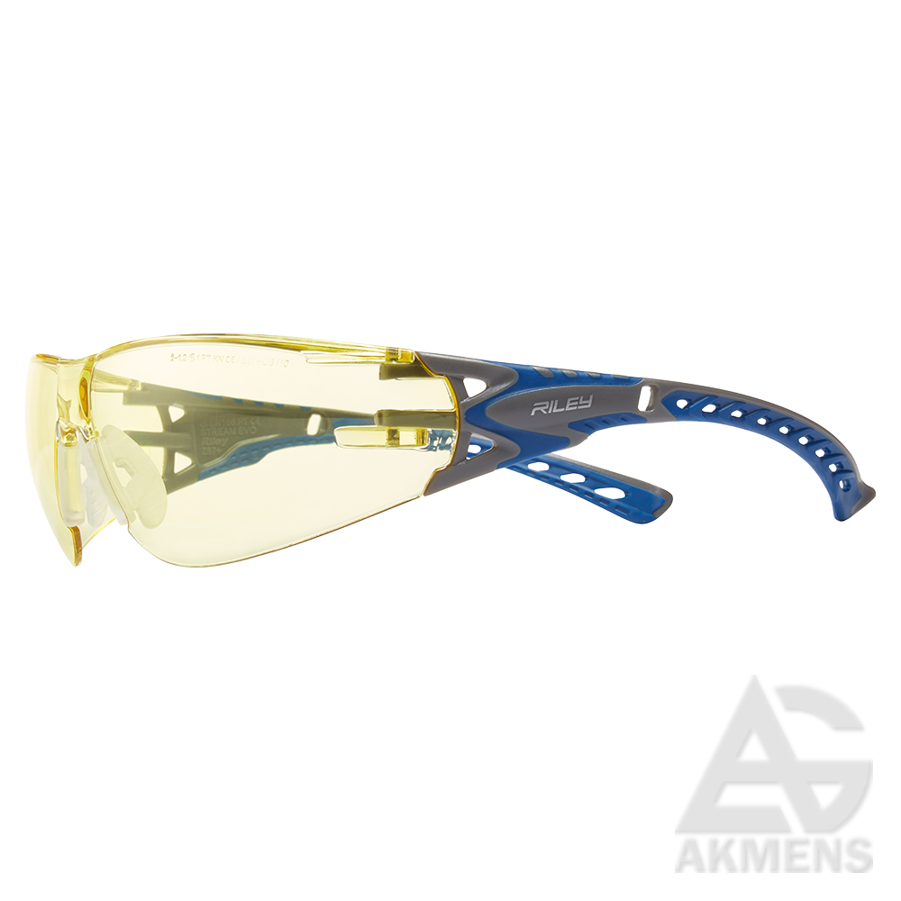 Safety Glasses RILEY STREAM EVO, yellow
