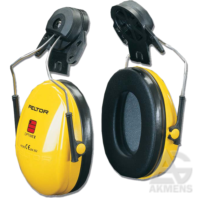 [SG-APSAUGINES-AUSINES-DARBUI-OPTIME-I-TVIRTINAMOS-PRIE-SALMO] Work Ear Defenders OPTIME I, helmet-mounted