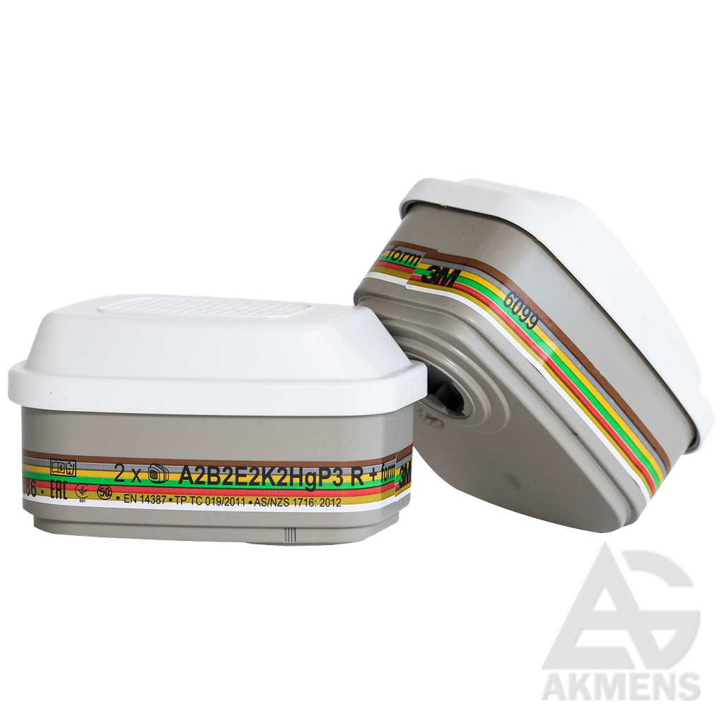 Filtri 3M 6099 ABEK2Hg P3+ Formaldehyde