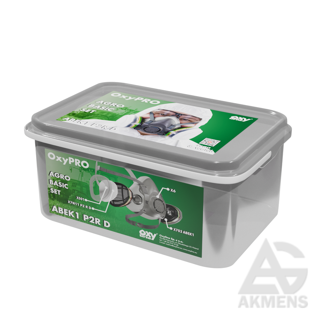 Elpošanas aizsardzības komplekts OXYPRO AGRO BASIC