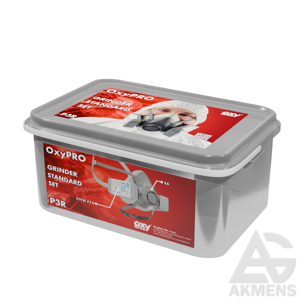 Elpošanas aizsardzības komplekts OXYPRO GRINDER STANDARD