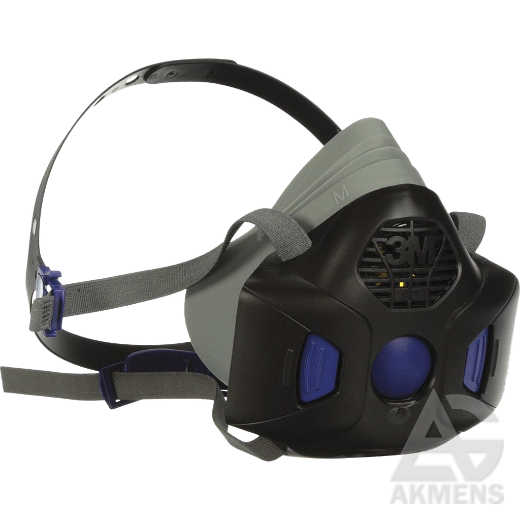 Pusmaska 3M HF-800 Secure Click, izmērs M