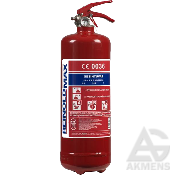 Fire Extinguisher RM2000, 2 kg.
