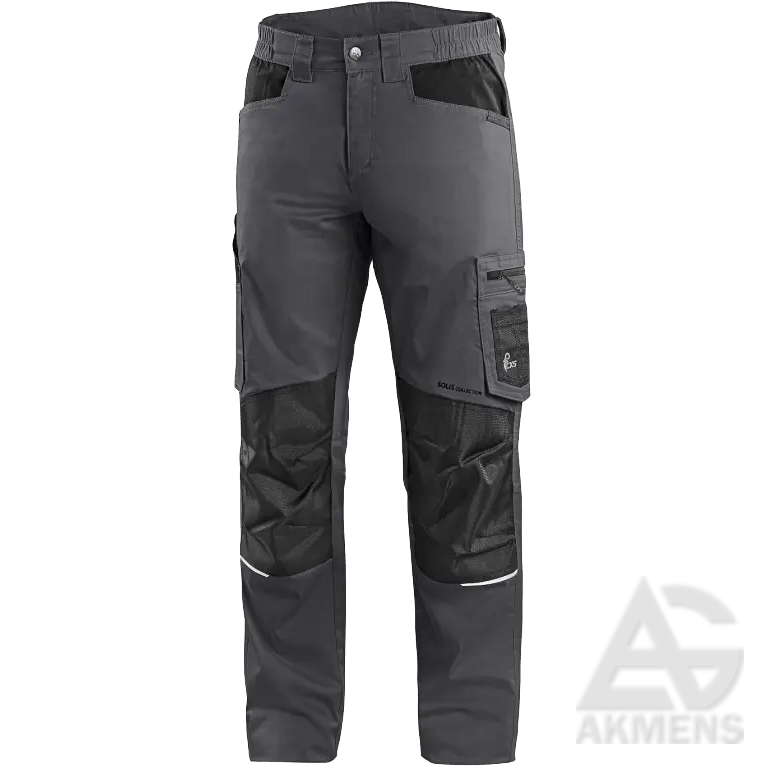Work Trousers CXS SOLIS FLEX (stretch), grey