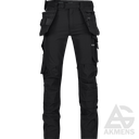Trousers MATRIX DASSY (stretch), black