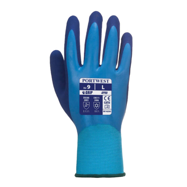 [AP80/M] knitted Work gloves latex-coated Portwest 80 (M)