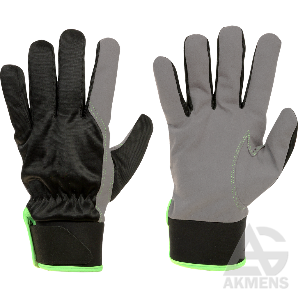 STEPO 163 Work Gloves with Hook-and-Loop Closure