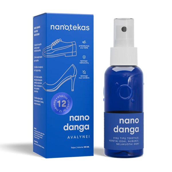 Nano coating footwear impregnation spray