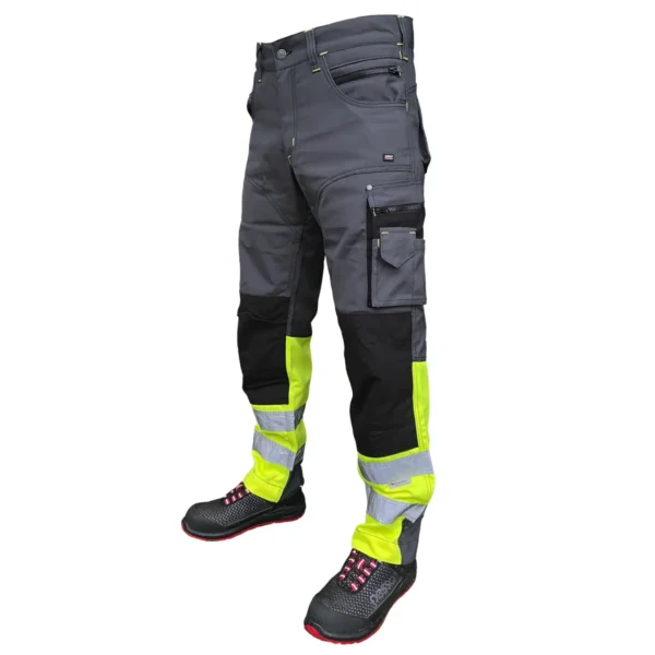 Work trousers Pesso Canvas HI-VIS, grey