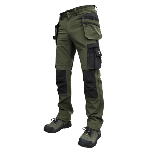 [KD185_OG/50] Work trousers Pesso Nexus Flexpro 185, Olive Green (50)