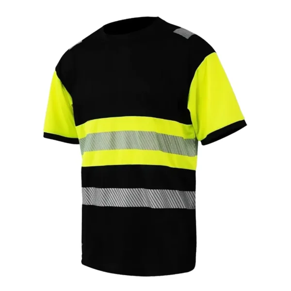 T-shirt Pesso HVM HI-VIS, black-yellow
