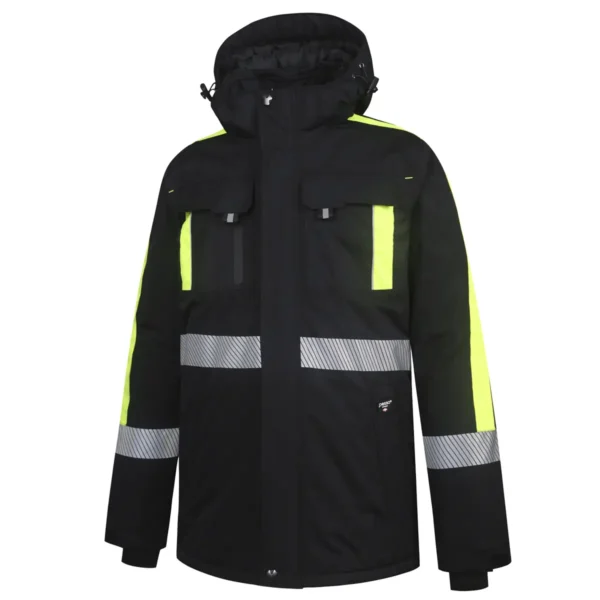 [NOVA_J/S] Waterproof warm jacket Pesso Nova, black/yellow (S)