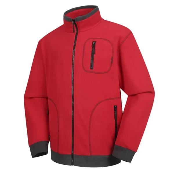 Sweatshirt Fleece Pesso, red